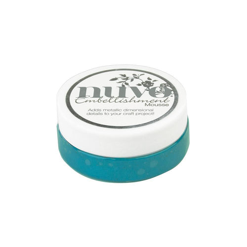 Nuvo - Embellishment Mousse - Pacific Teal - 822n - tonicstudios