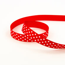 Load image into Gallery viewer, Craft Perfect - Ribbon - Dotted Grosgrain - Red Polka Dot - 8981eUS
