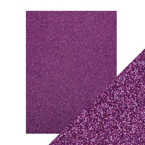 Craft Perfect - Glitter Card - Nebula Purple - 8.5" x 11" (5/PK) - tonicstudios